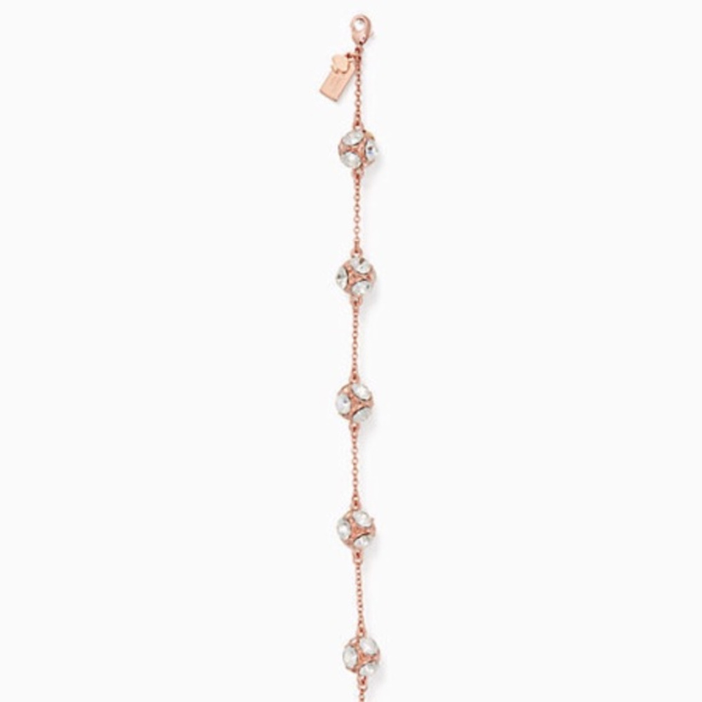 KATE SPADE Rose Gold Charm Bracelet